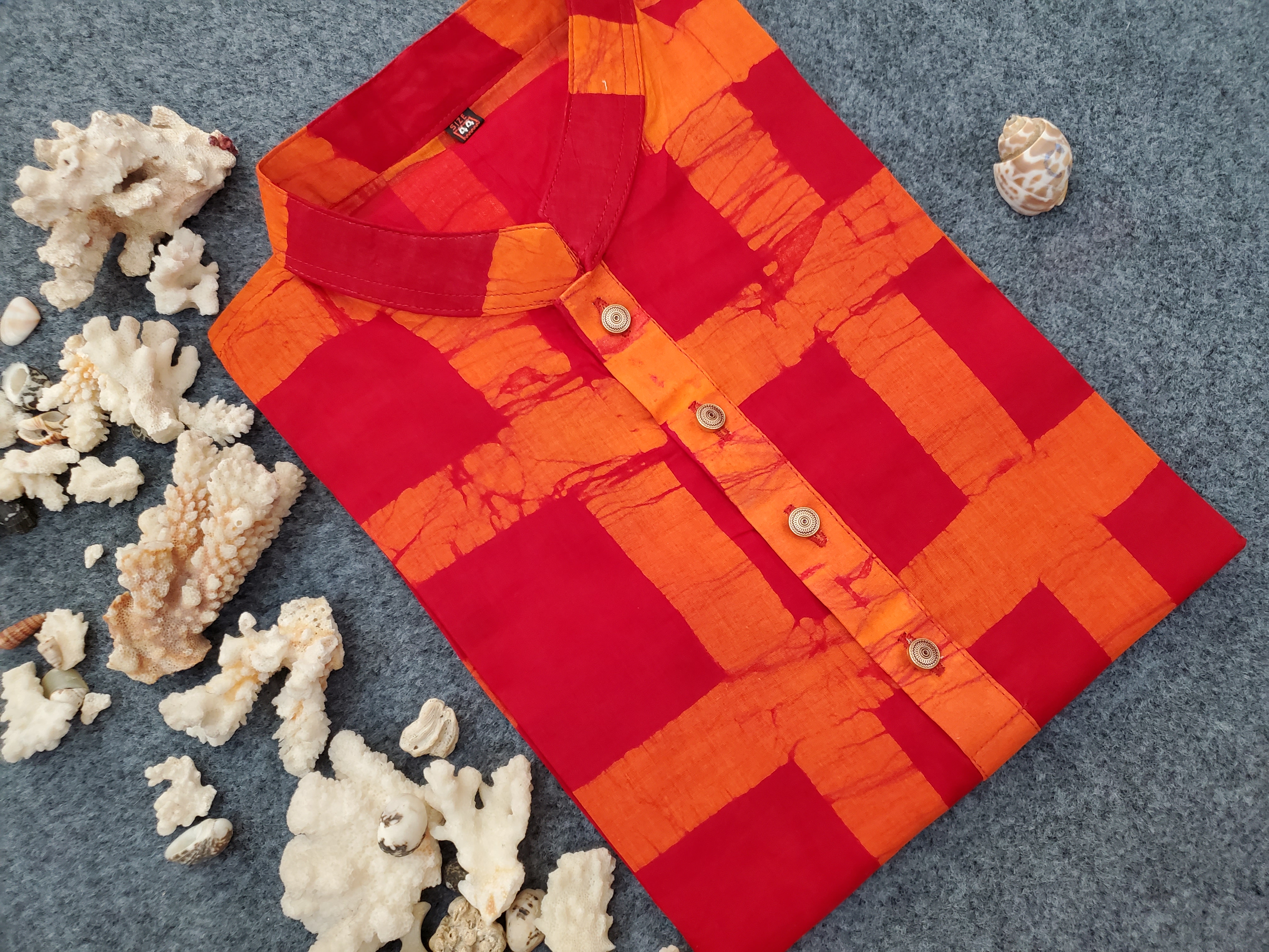বক্স বাটিক (কমলা)